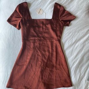 NWT Wild Honey Satin Dress